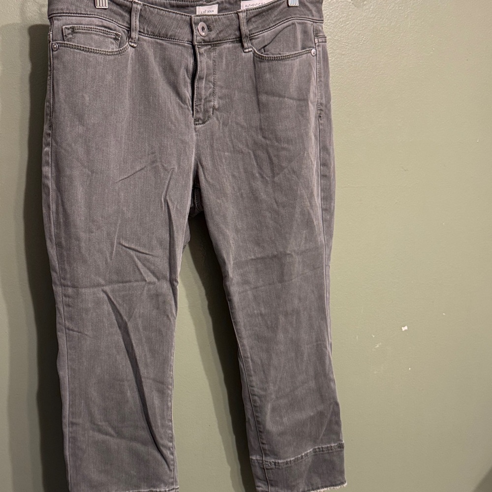 J. Jill Charcoal Ankle Jeans